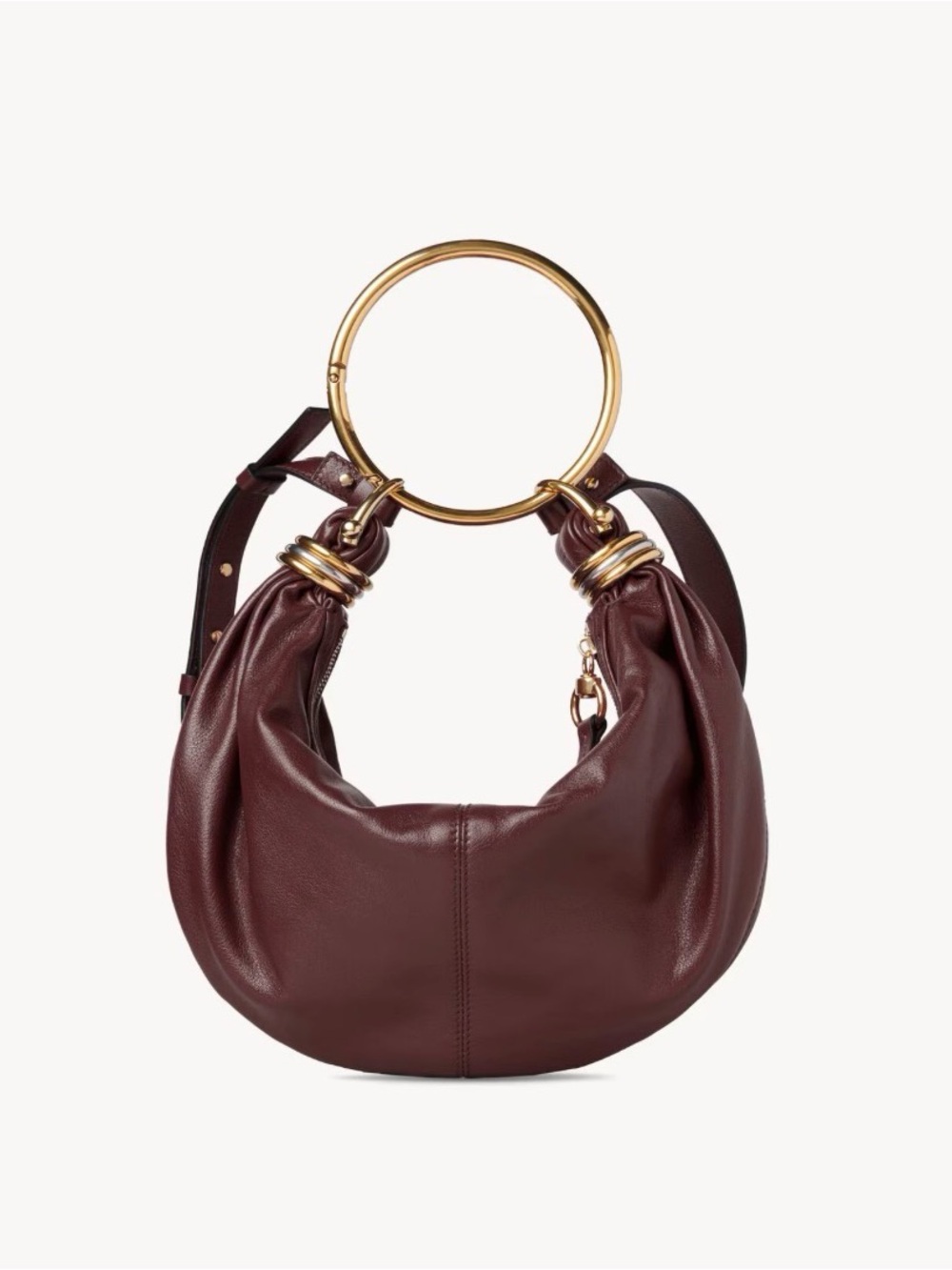 ✨CHLOE bracelet hobo bag in grained leather $2,950